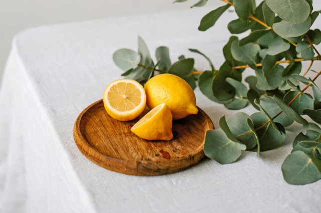 Lemons on a table 