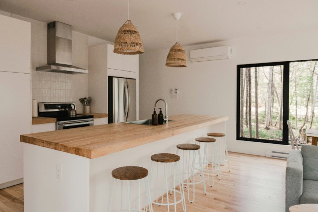 A minimalist kitchen