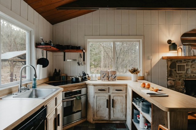 A minimalist kitchen