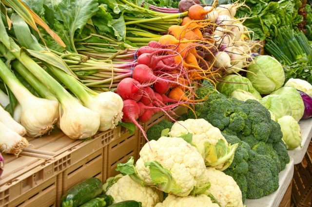 An assortment of vegetables